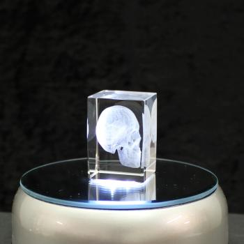 Preview: Kristallglas Figur Motiv Totenkopf Preview: Kristallglas Figur Motiv Totenkopf